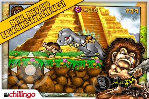 (原始人冒险记)探寻未知领域：原始人冒险酷跑游戏