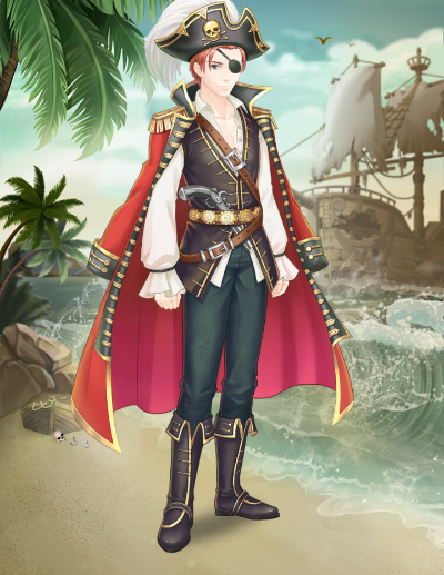 (航海与家园船长海雷丁)航海与家园船长套装：打造独特的海盗风格服装搭配